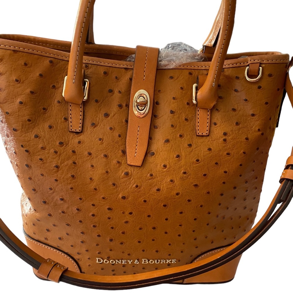 Dooney & Bourke 2 way Ostrich handbag